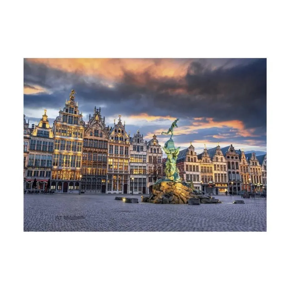 Puzzle 1000 pièces Néon : Tempête sur Anvers - Dino