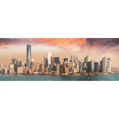 Puzzle 1000 Pièces Panoramique : Manhattan au crépuscule - Dino
