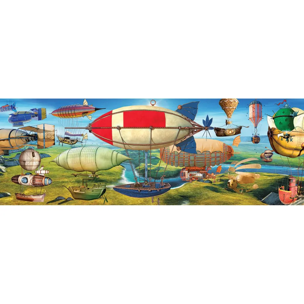 Puzzle 1000 pièces panoramique : La grande Course - Eurographics