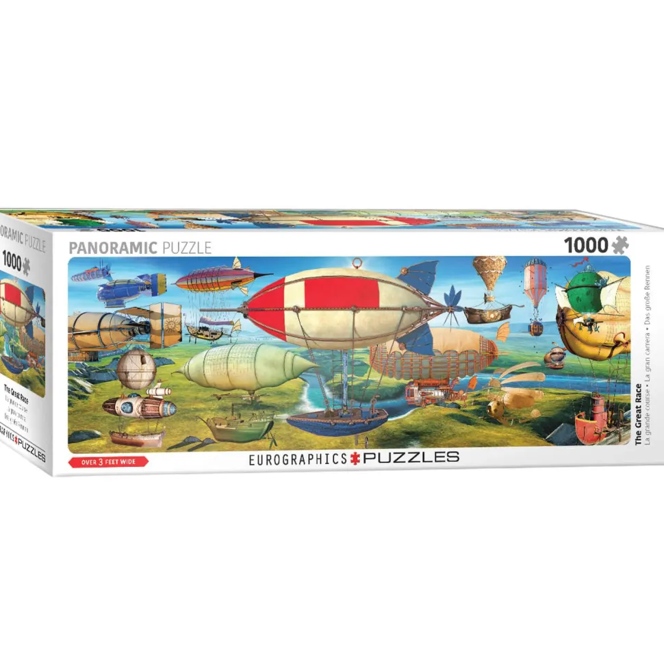 Puzzle 1000 pièces panoramique : La grande Course - Eurographics
