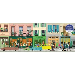 Puzzle 1000 pièces Panoramique : la vie parisienne - Galison