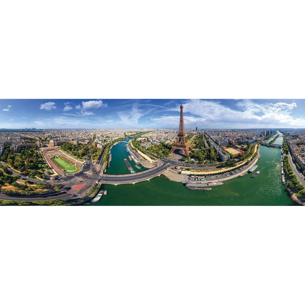Puzzle 1000 pièces panoramique : Paris, France - Eurographics