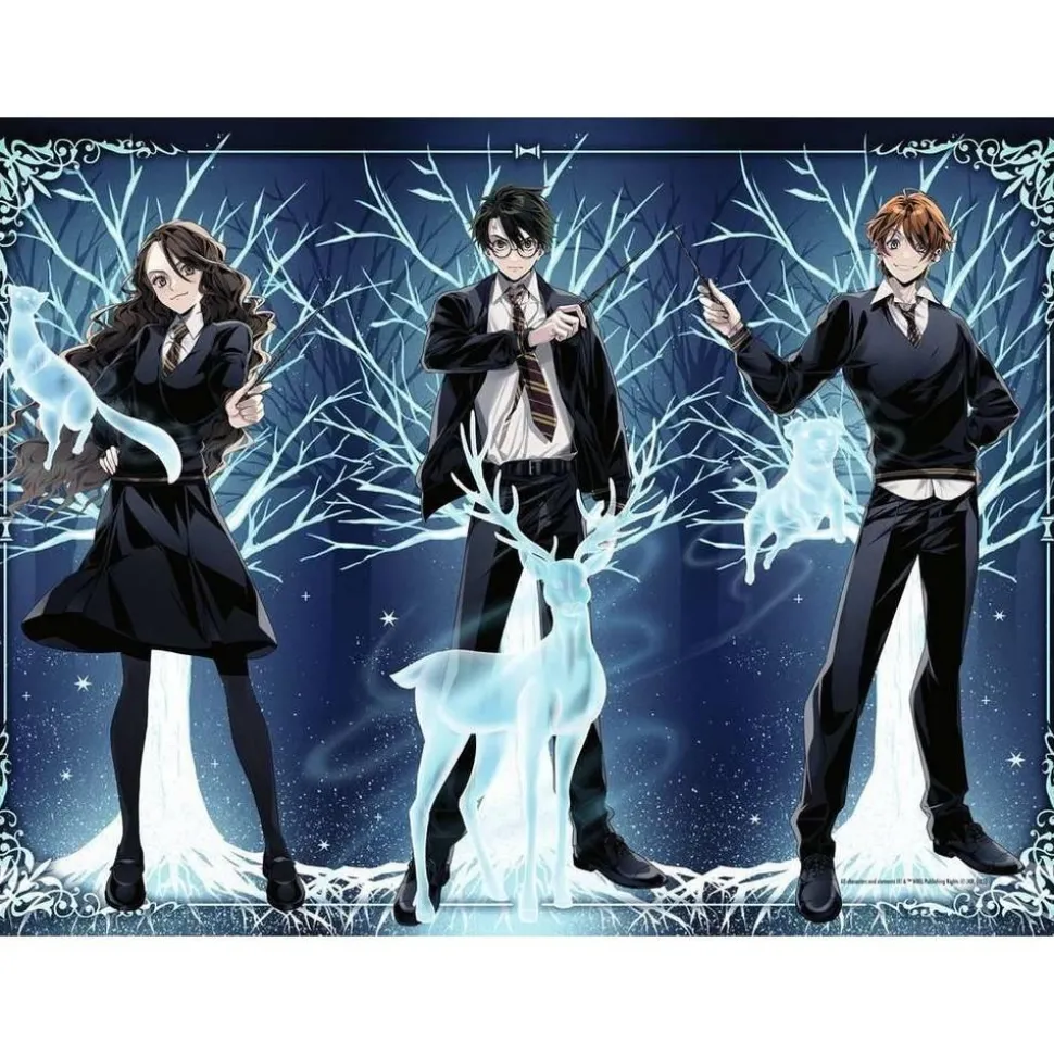 Puzzle 500 pièces phosphorescent : Harry Potter - Ravensburger