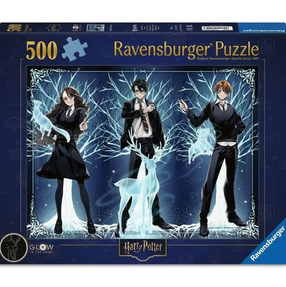 Puzzle 500 pièces phosphorescent : Harry Potter - Ravensburger