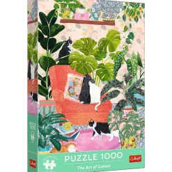 Puzzle 1000 pièces Premium Plus : Foyer chaleureux - Trefl