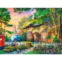 Puzzle 1000 pièces Premium Plus : Cottage Stoney Lane - Trefl