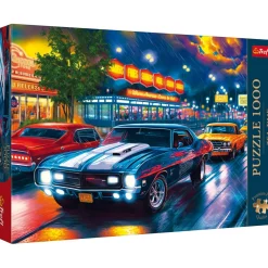 Puzzle 1000 pièces Premium Plus : Route de nuit - Trefl