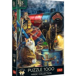 Puzzle 1000 pièces Premium Plus : Witchwood Express - Magic Collection - Trefl