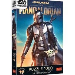 Puzzle 1000 pièces Premium Plus : Star Wars - Mandalorian - Trefl