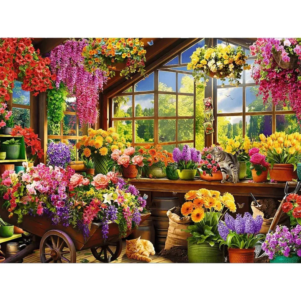 Puzzle 1000 pièces Premium Plus : Préparation pour le Printemps - Trefl