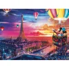 Puzzle 1000 pièces Premium Plus : Mickey et Minnie à Paris - Trefl