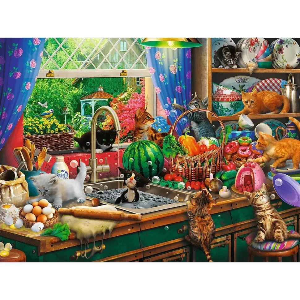 Puzzle 1000 pièces Premium Plus : Les petits fauteurs de troubles - Trefl