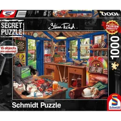 Puzzle 1000 pièces :Puzzle secret : L'atelier de papa - Schmidt