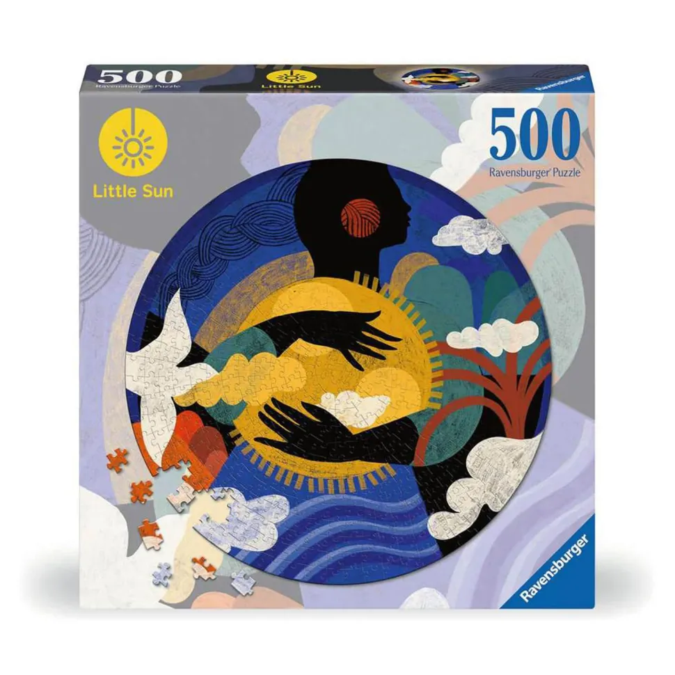 Puzzle 500 pièces rond : Ressentir, LITTLE SUN - Ravensburger