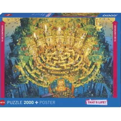 Puzzle 2000 pièces :That's life : au fond - Heye