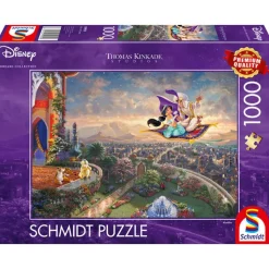 Puzzle 1000 pièces :Thomas Kinkade : Aladdin, Disney - Schmidt