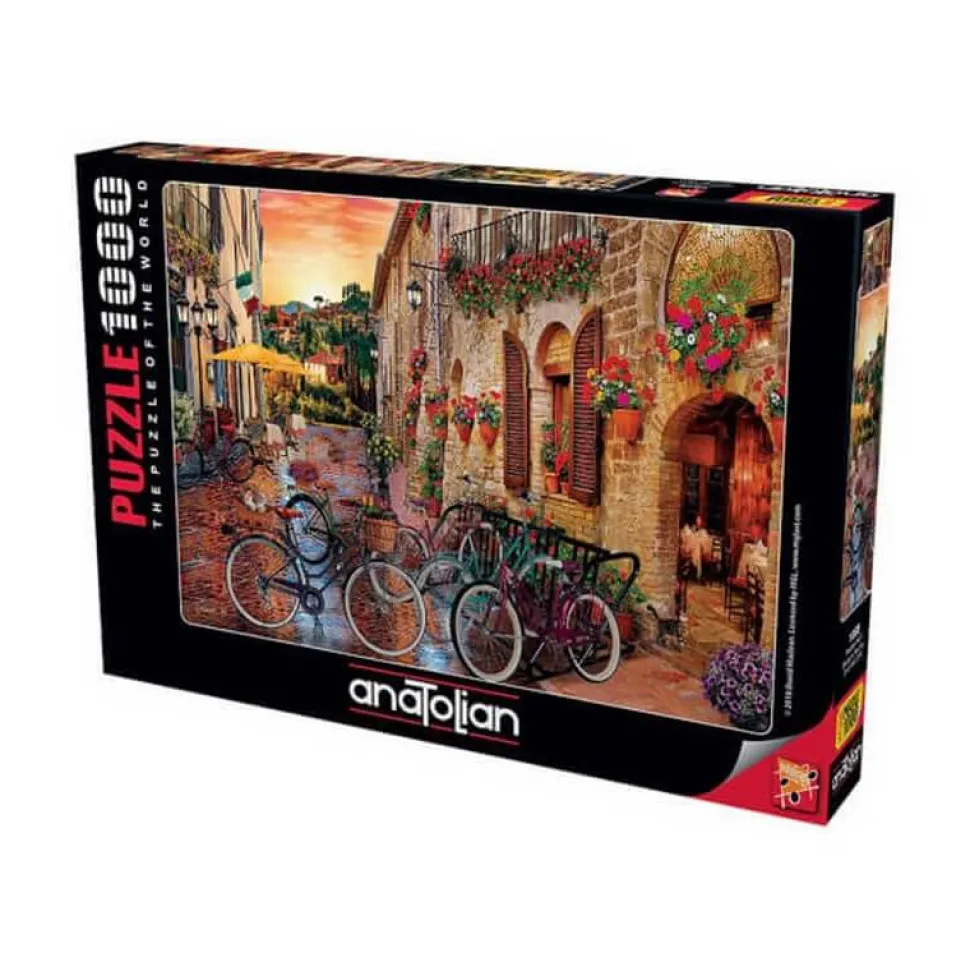 Puzzle 1000 pièces: Vélos en Toscane, David Maclean - Anatolian