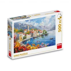 Puzzle 500 pièces XL : Baie peinte - Dino