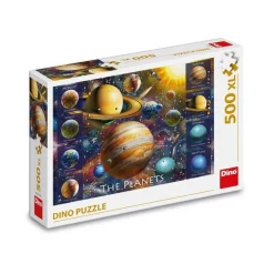 Puzzle 500 pièces XL : Huit Planètes - Dino