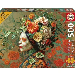 Puzzle 500 pièces XL : LA REINE LÉZARD - Educa