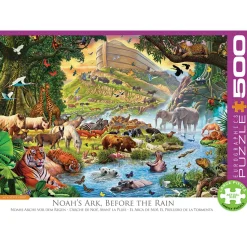 Puzzle 500 pièces XL : L'arche de Noé avant la pluie - Eurographics