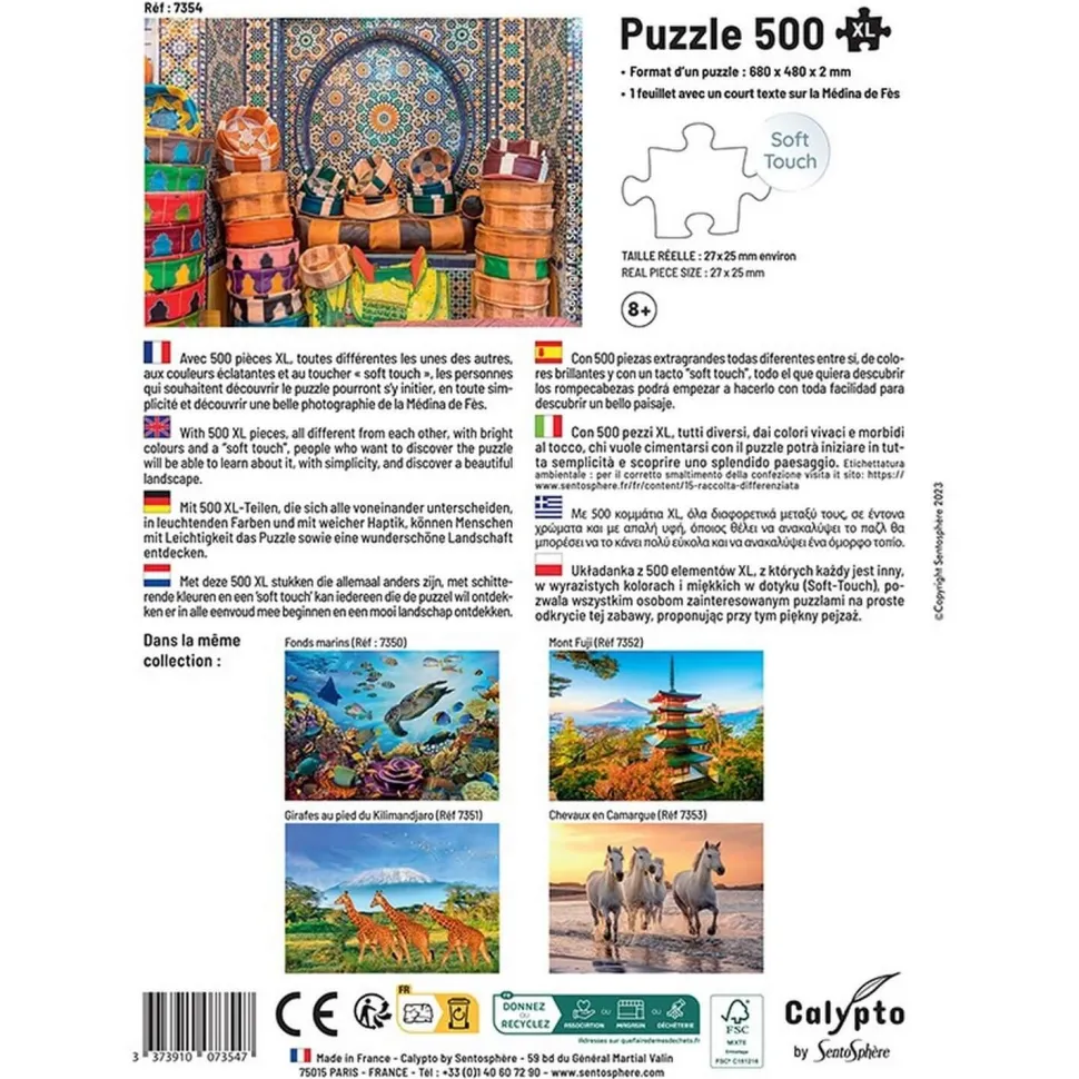 Puzzle 500 pièces XL : Médina de Fès - Sentosphère
