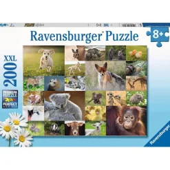 Puzzle 200 pièces XXL : Adorables bébés animaux - Ravensburger