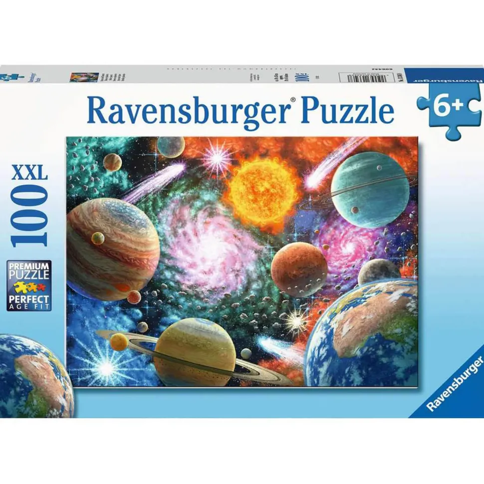 Puzzle 100 pièces XXL : Étoiles et planètes - Ravensburger