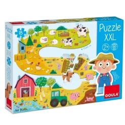 Puzzle 18 pièces XXL : Bébé ferme - Goula