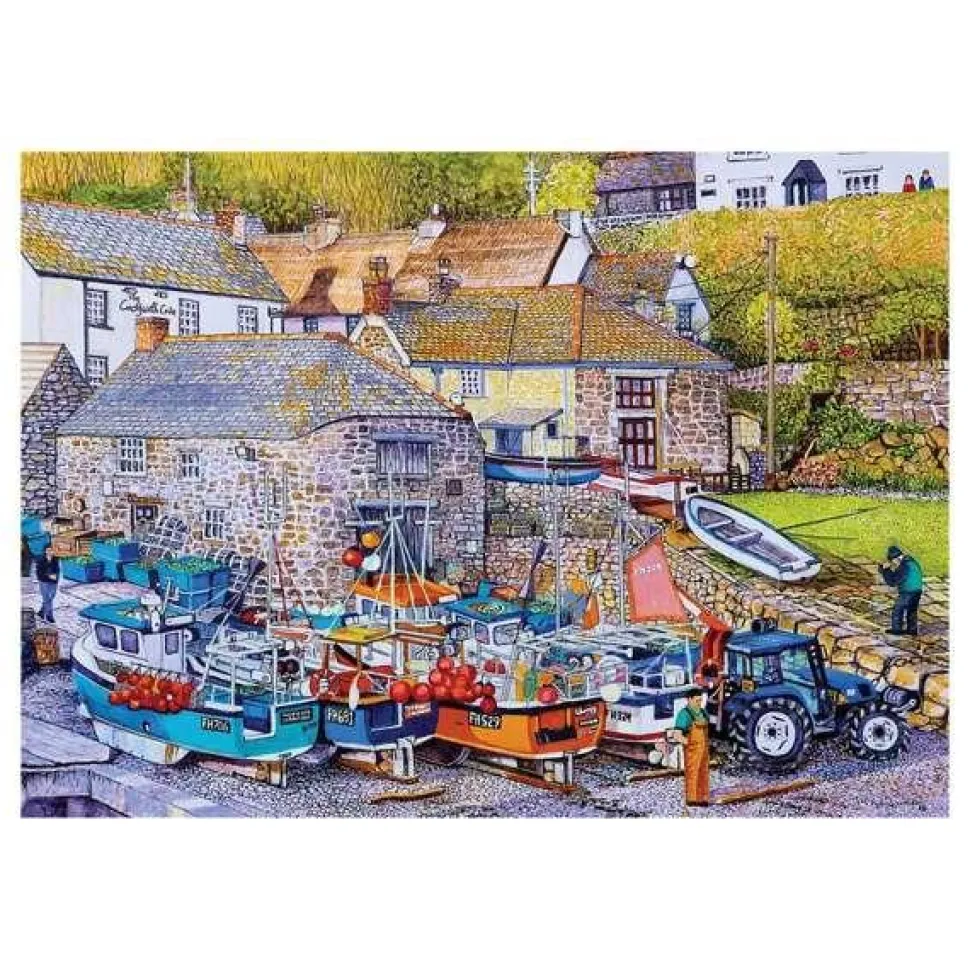 Puzzle 500 pièces XXL : Cadgwith Cove - The House Of Puzzle