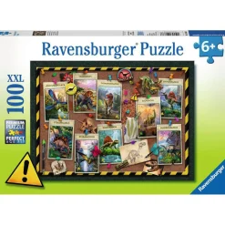 Puzzle 100 pièces XXL : Collection de dinosaures - Ravensburger