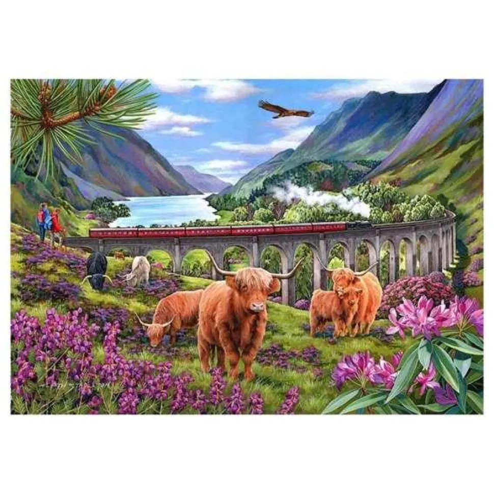 Puzzle 500 pièces XXL : Dames de Glenfinnan - The House Of Puzzle