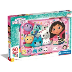 Puzzle 60 pièces XXL : La Maison de Poupée de Gabby - Clementoni