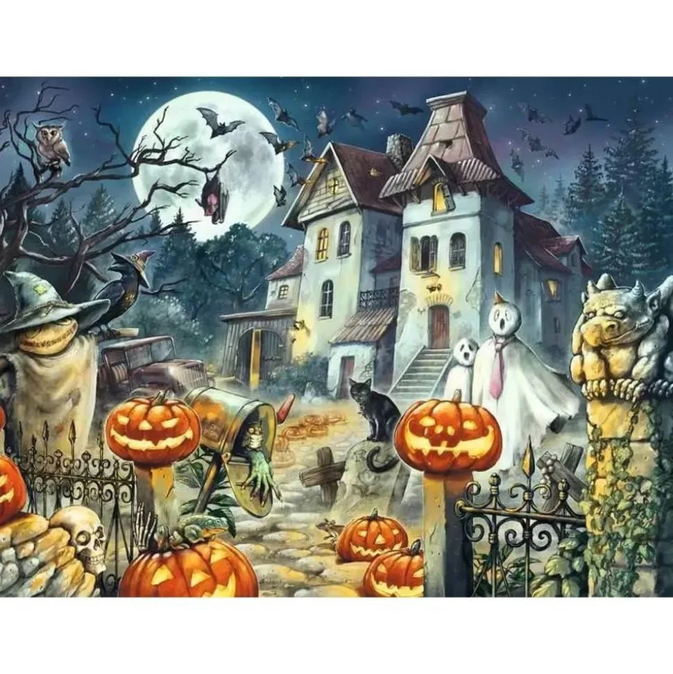Puzzle 300 pièces XXL - La maison dHalloween - Ravensburger