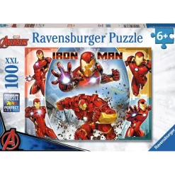 Puzzle 100 pièces XXL : Le puissant Iron Man, Marvel Avengers - Ravensburger
