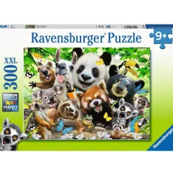 Puzzle 300 pièces XXL : Le selfie des animaux sauvages - Ravensburger