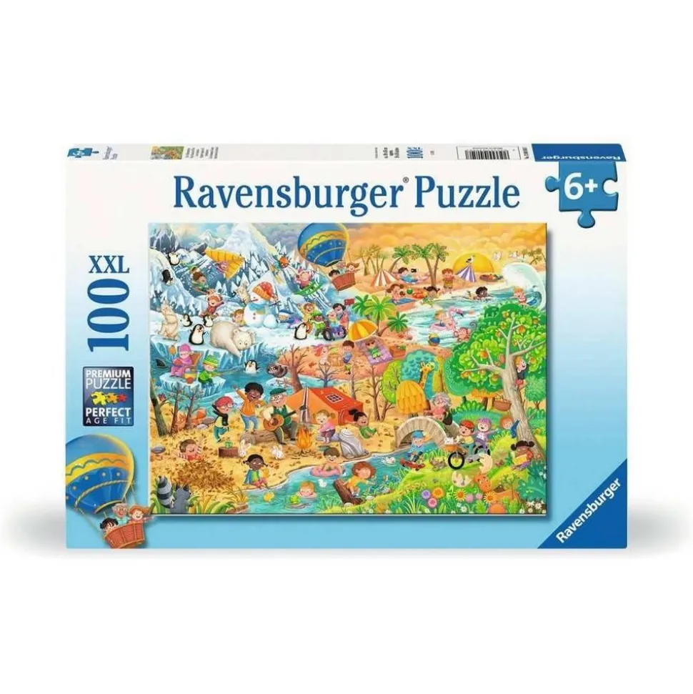 Puzzle 100 pièces XXL : Les 4 saisons - Ravensburger