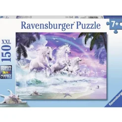 Puzzle 150 pièces XXL : Licornes sur la plage - Ravensburger