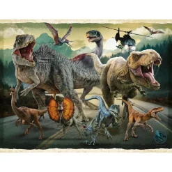 Puzzle 200 pièces XXL : L'univers de Jurassic World - Ravensburger