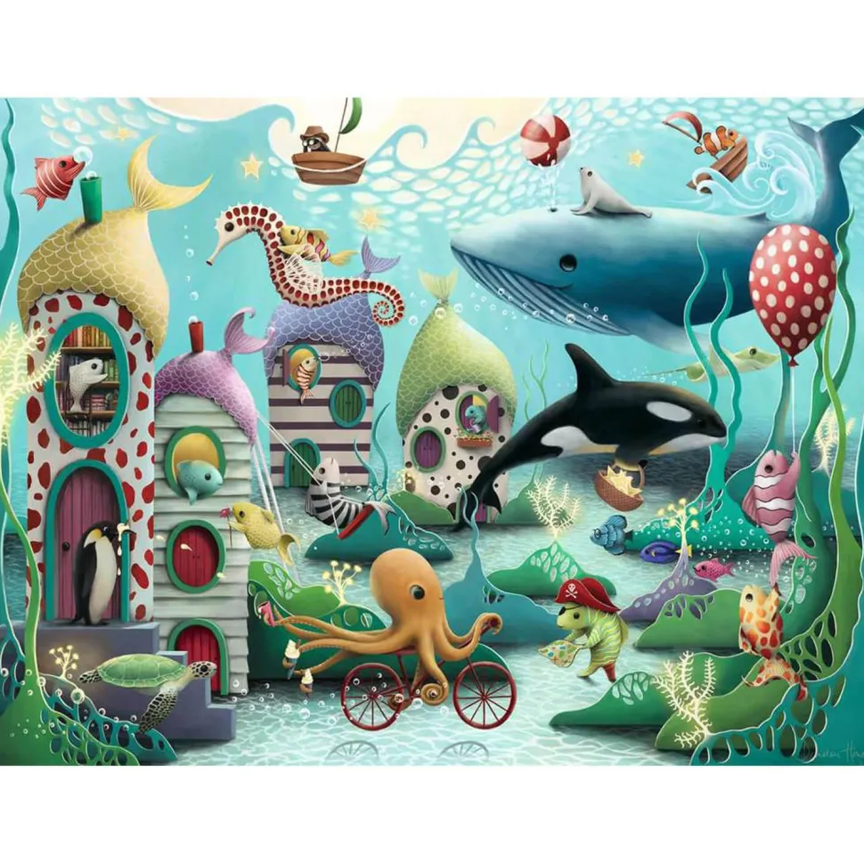 Puzzle 100 pièces XXL : Merveilles sous-marines, Demelsa Haughton - Ravensburger