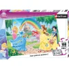 Puzzle 100 pièces XXL - Princesses Disney : Le jardin des princesses - Nathan