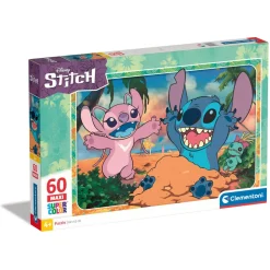 Puzzle 60 pièces XXL : Stitch - Clementoni