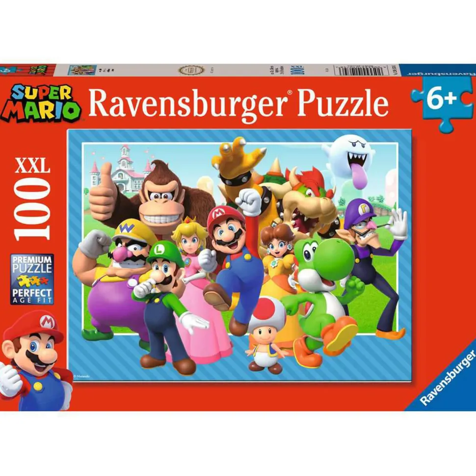 Puzzle 100 pièces XXL : Super Mario : Let's-a-go ! - Ravensburger