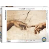 Puzzle 1000 pieces : Création d'Adam; Michelange - Eurographics