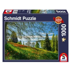 PUZZLE 1000 PIECES : FLORAISON DES TULIPES - ILE DE MAINAU - Schmidt