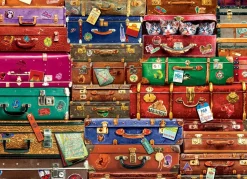 Puzzle 1000 pieces : Valises de voyage - Eurographics