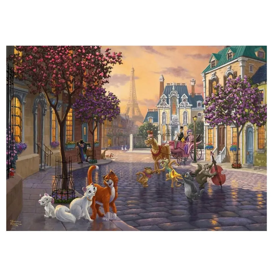 PUZZLE 1000 PIECES DISNEY : LES ARISTOCHATS - Schmidt