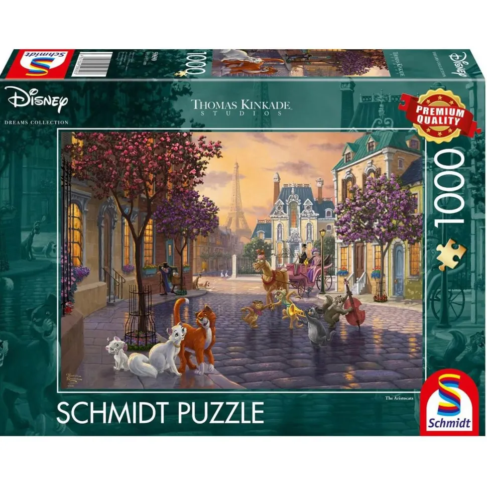 PUZZLE 1000 PIECES DISNEY : LES ARISTOCHATS - Schmidt