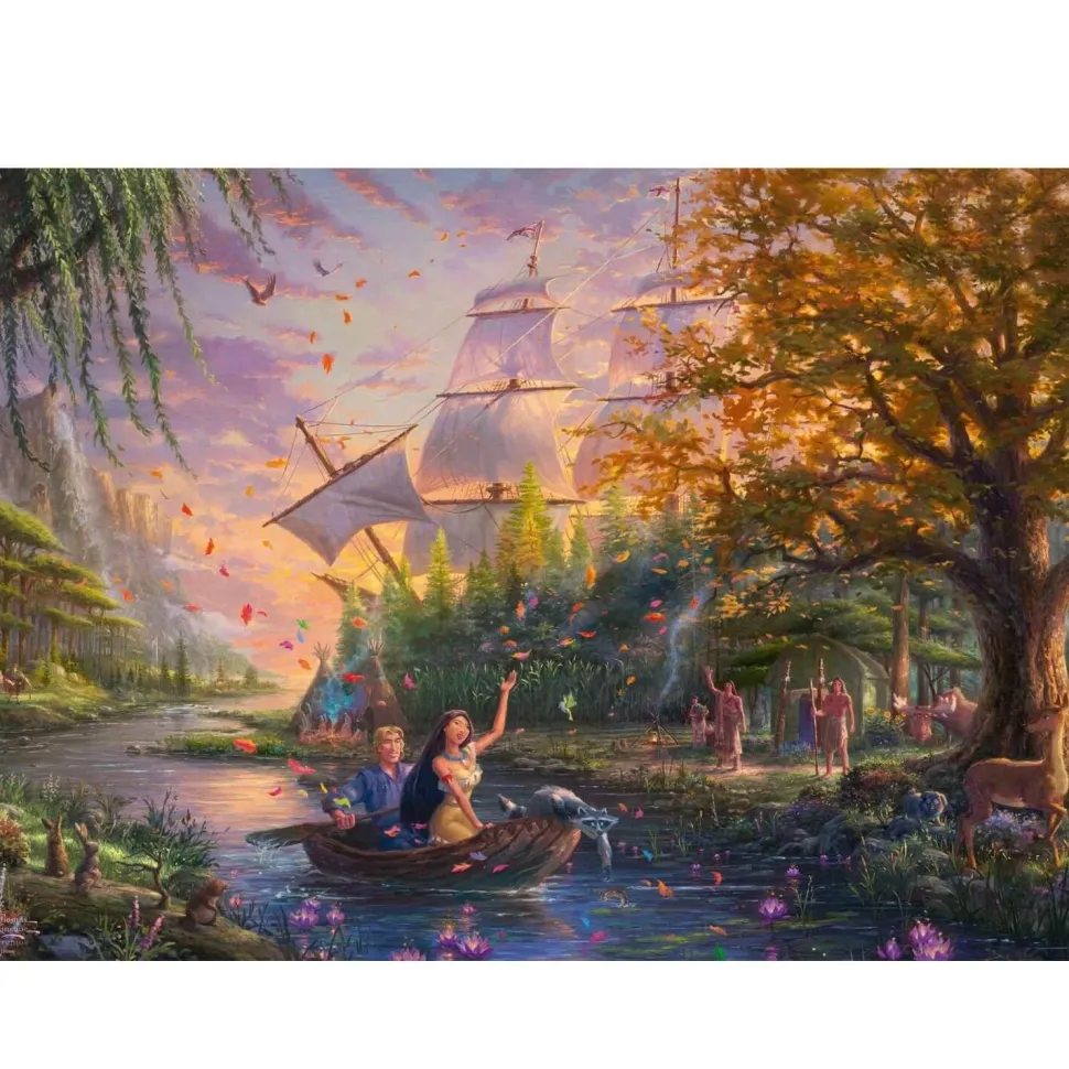 PUZZLE 1000 PIECES DISNEY : POCAHONTAS - Schmidt