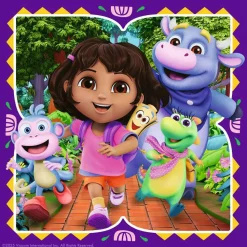 Puzzle 3 x 49 pièces : Dora - Prêt pour l'exploration ? - Ravensburger